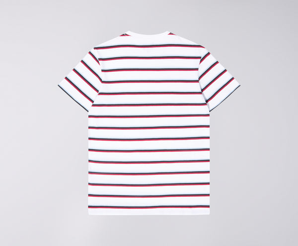 Edwin West Stripe T-Shirt - White