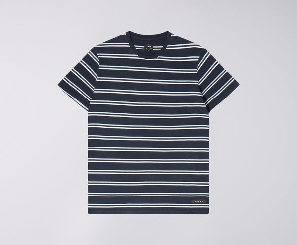 Edwin West Stripe T-Shirt - Navy