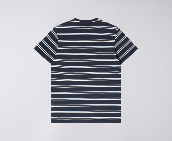 Edwin West Stripe T-Shirt - Navy
