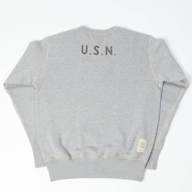TOYS McCOY USN Print Sweatshirt - Grey