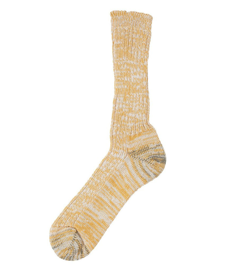 Merz b. Schwanen 271 Cotton Socks - Yellow Melange