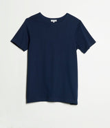 Merz b. Schwanen 215 Classic Crew Neck Tee - Ink Blue