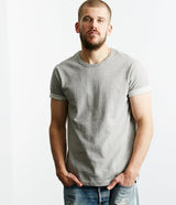 Merz b. Schwanen 215 Classic Crew Neck Tee - Grey Melange