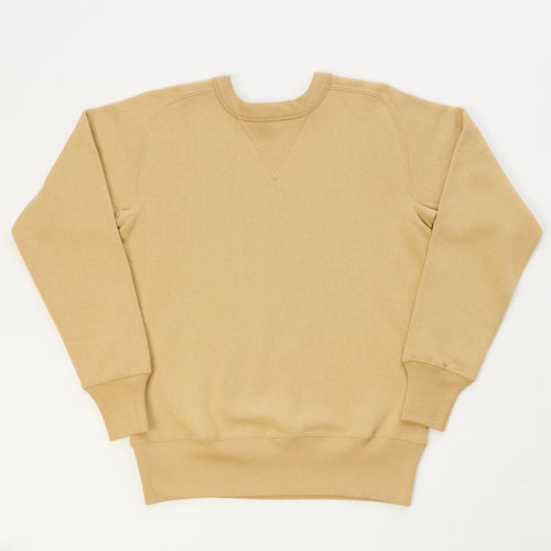 Warehouse & Co 404 Freedom Sleeve Sweatshirt - Dark Beige