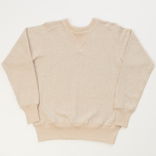 Warehouse & Co 404 Freedom Sleeve Sweatshirt - Oatmeal