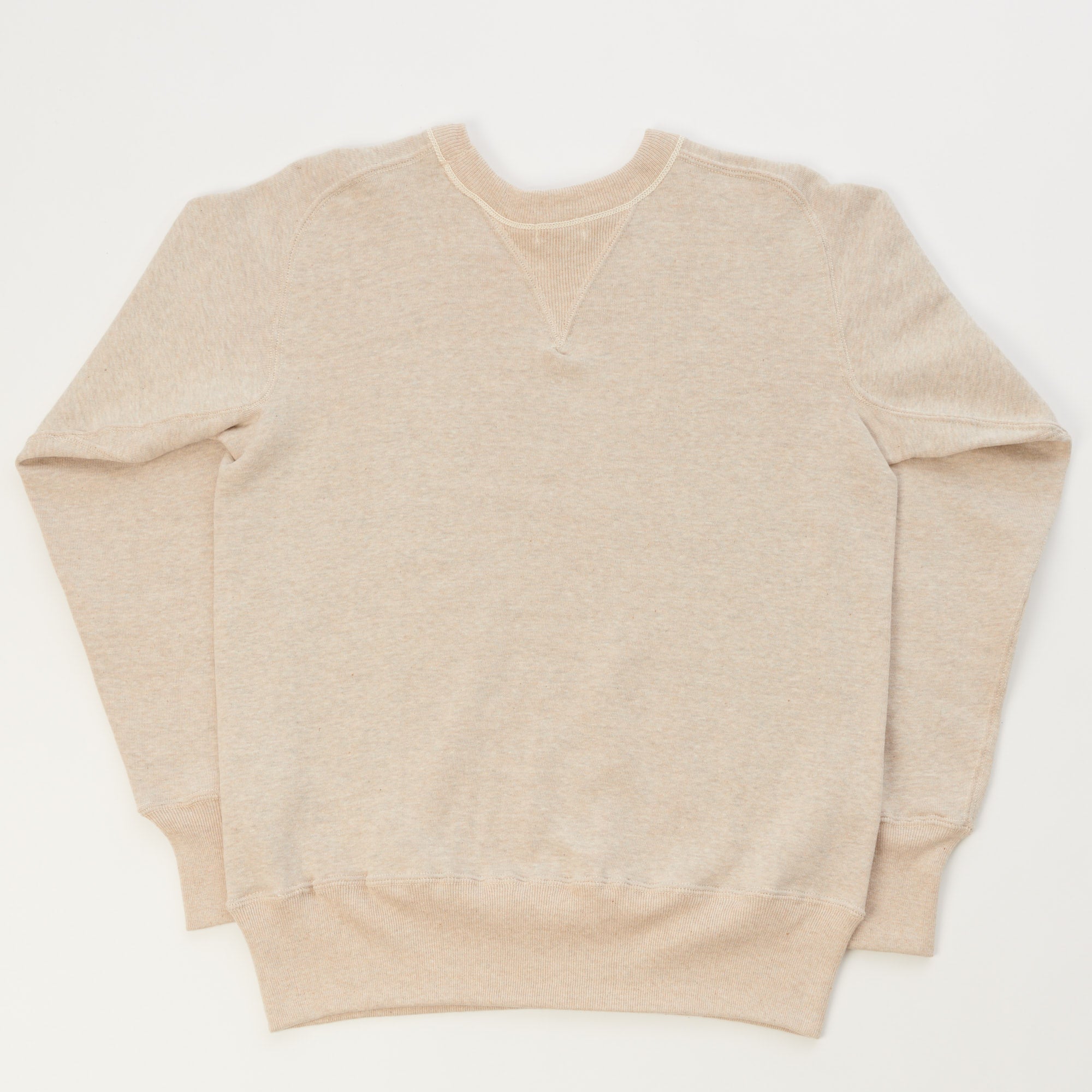 Warehouse & Co 404 Freedom Sleeve Sweatshirt - Oatmeal