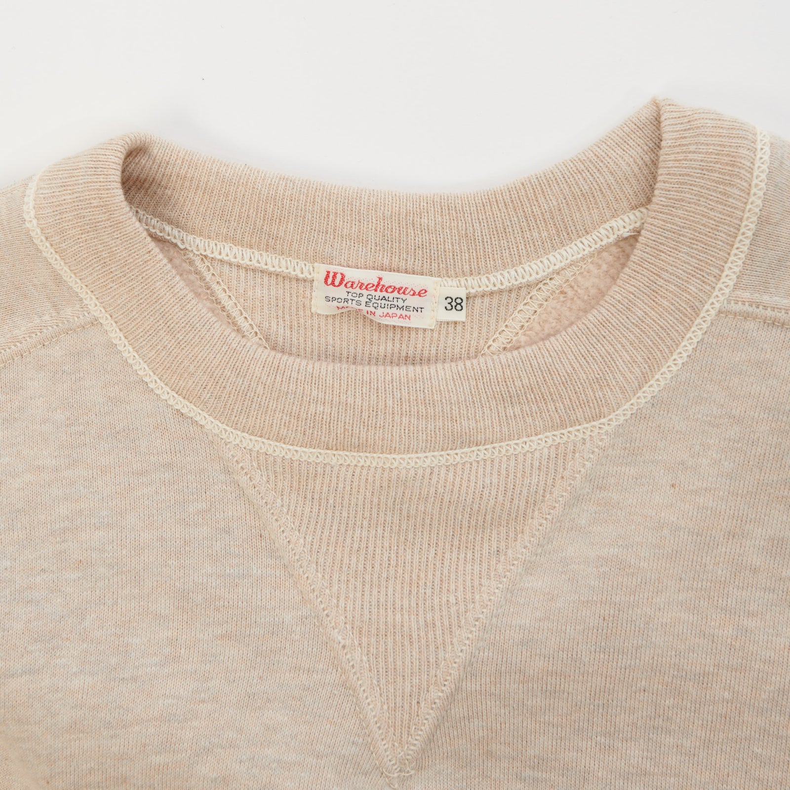 Warehouse 404 Freedom Sleeve Sweatshirt - Oatmeal