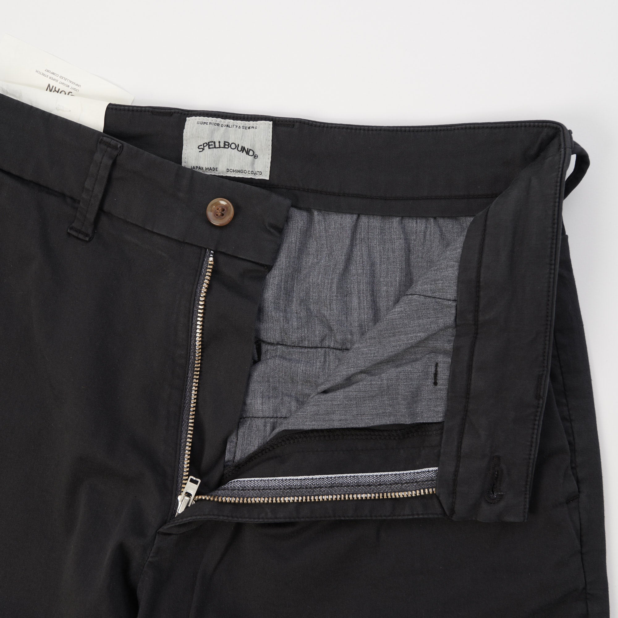Spellbound Slim Tapered Stretch Chino - Black