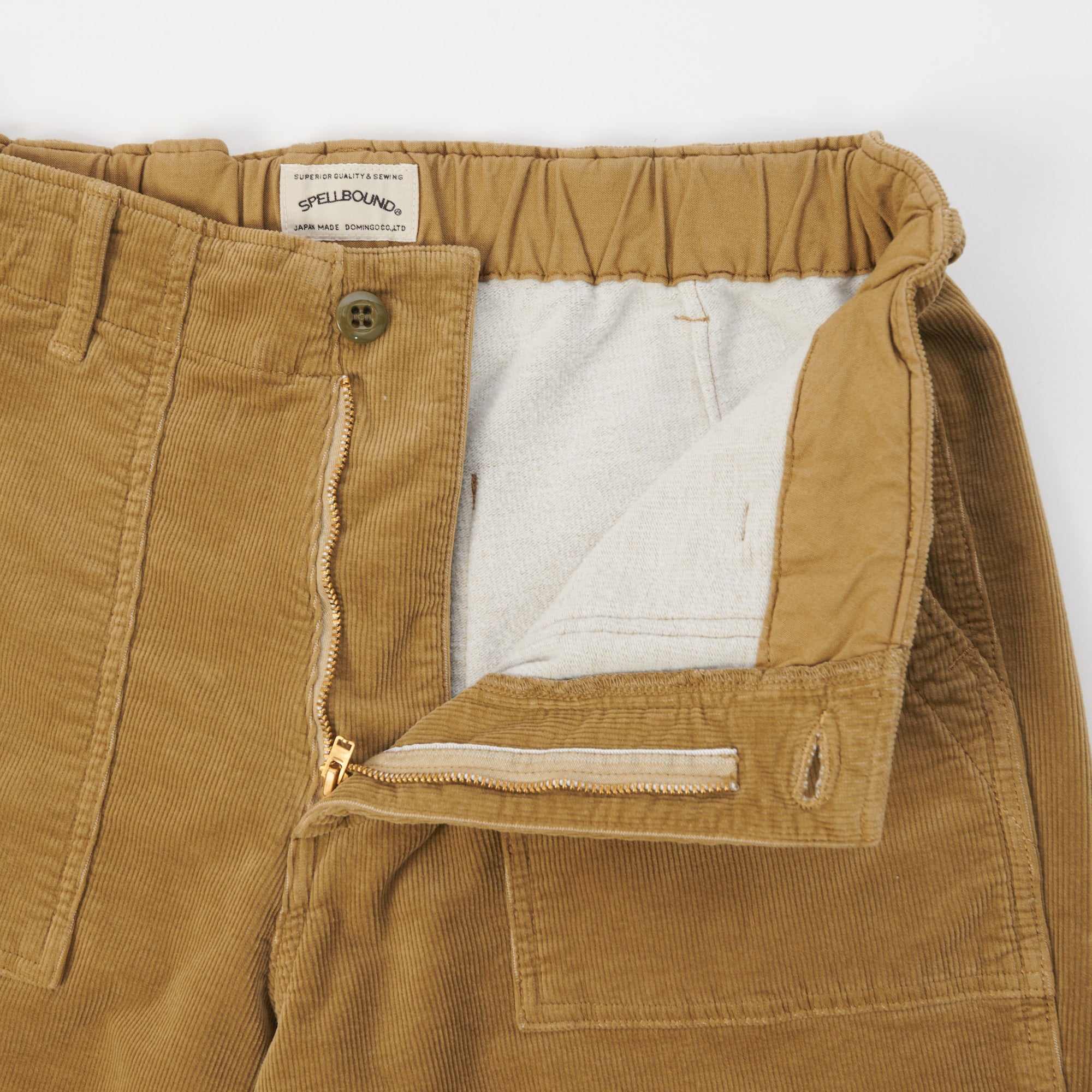 Spellbound Corduroy Baker Trouser - Khaki