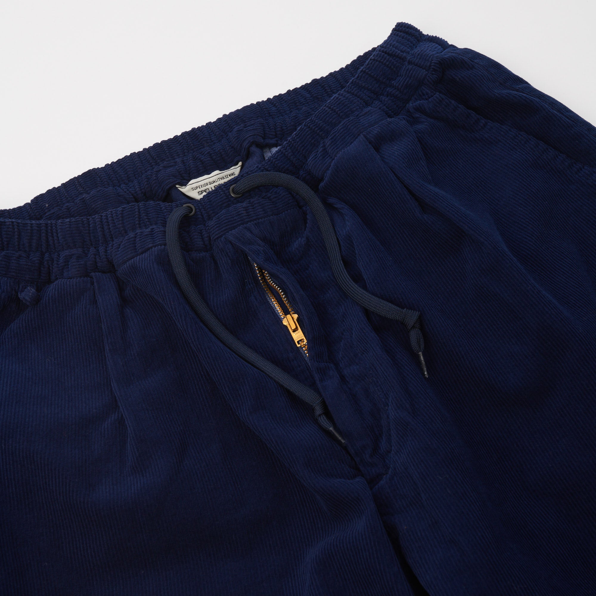 Spellbound Corduroy Wide Tapered Trouser - Navy