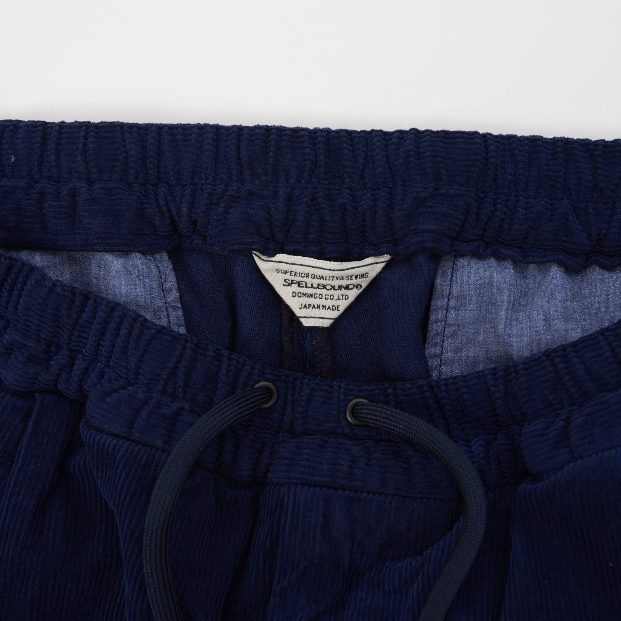 Spellbound Corduroy Wide Tapered Trouser - Navy