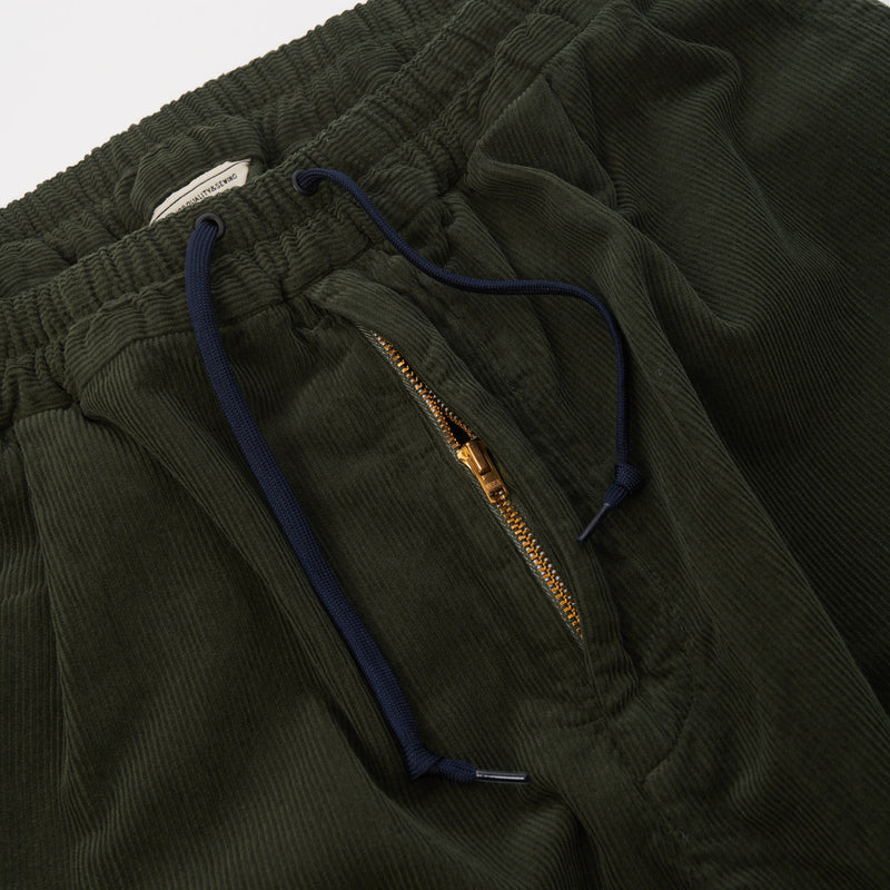 Spellbound 43-826H Corduroy Wide Tapered Trouser - Forest Green