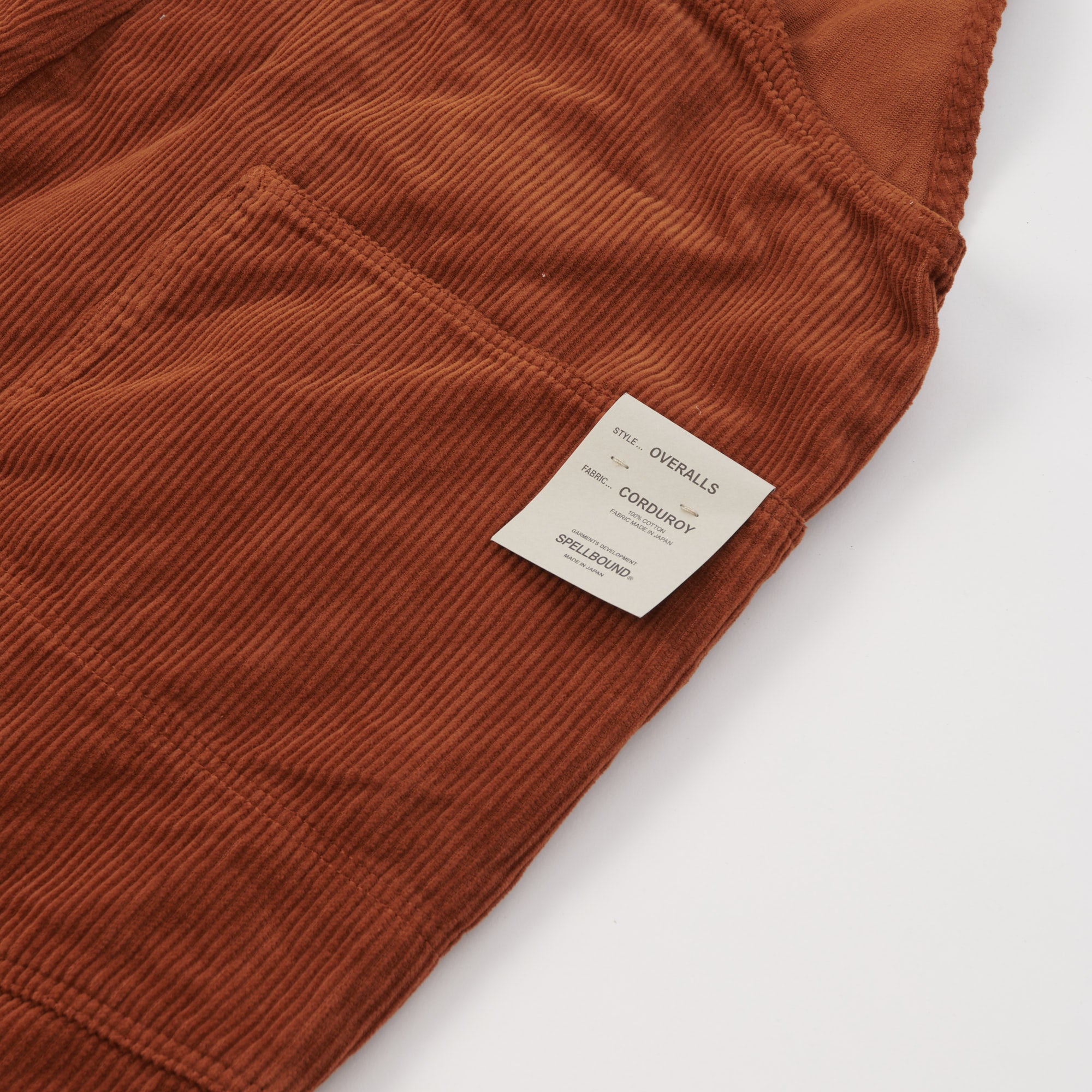 Spellbound Heavy Corduroy Overalls - Brick