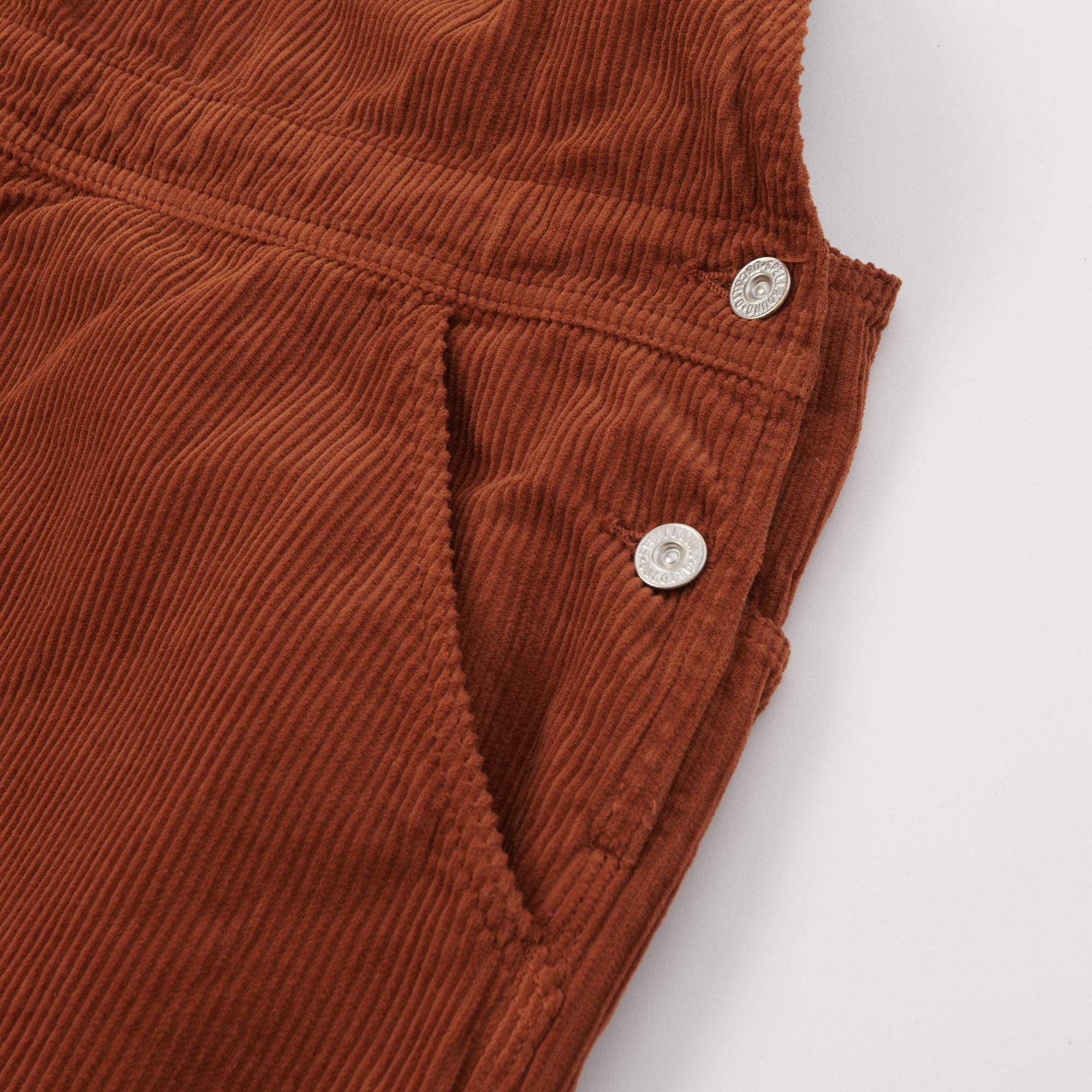 Spellbound Heavy Corduroy Overalls - Brick