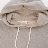 Warehouse 450 Two Needle Hooded Sweatshirt - Heather Grey