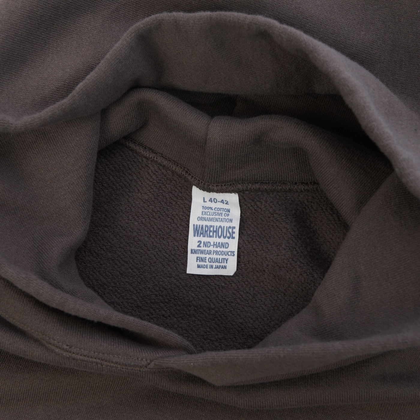 Warehouse & Co 462 Raglan Sleeve Hooded Sweatshirt - Charcoal