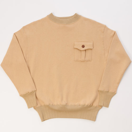 Warehouse & Co 478 Military Sweatshirt - Beige