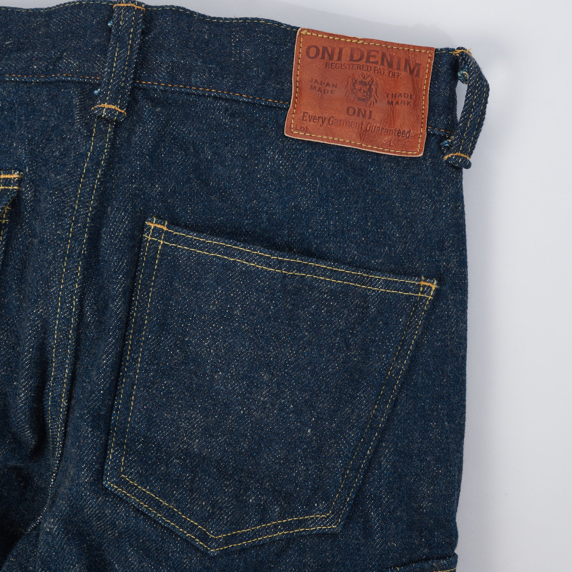 ONI Denim 548DIZR 20oz 'Dark Indigo Secret Denim' Slim Tapered Cargo Pant - One Wash