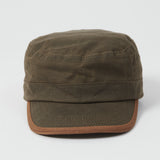 Stetson 7431111-5 Waxed Cotton Army Cap - Olive