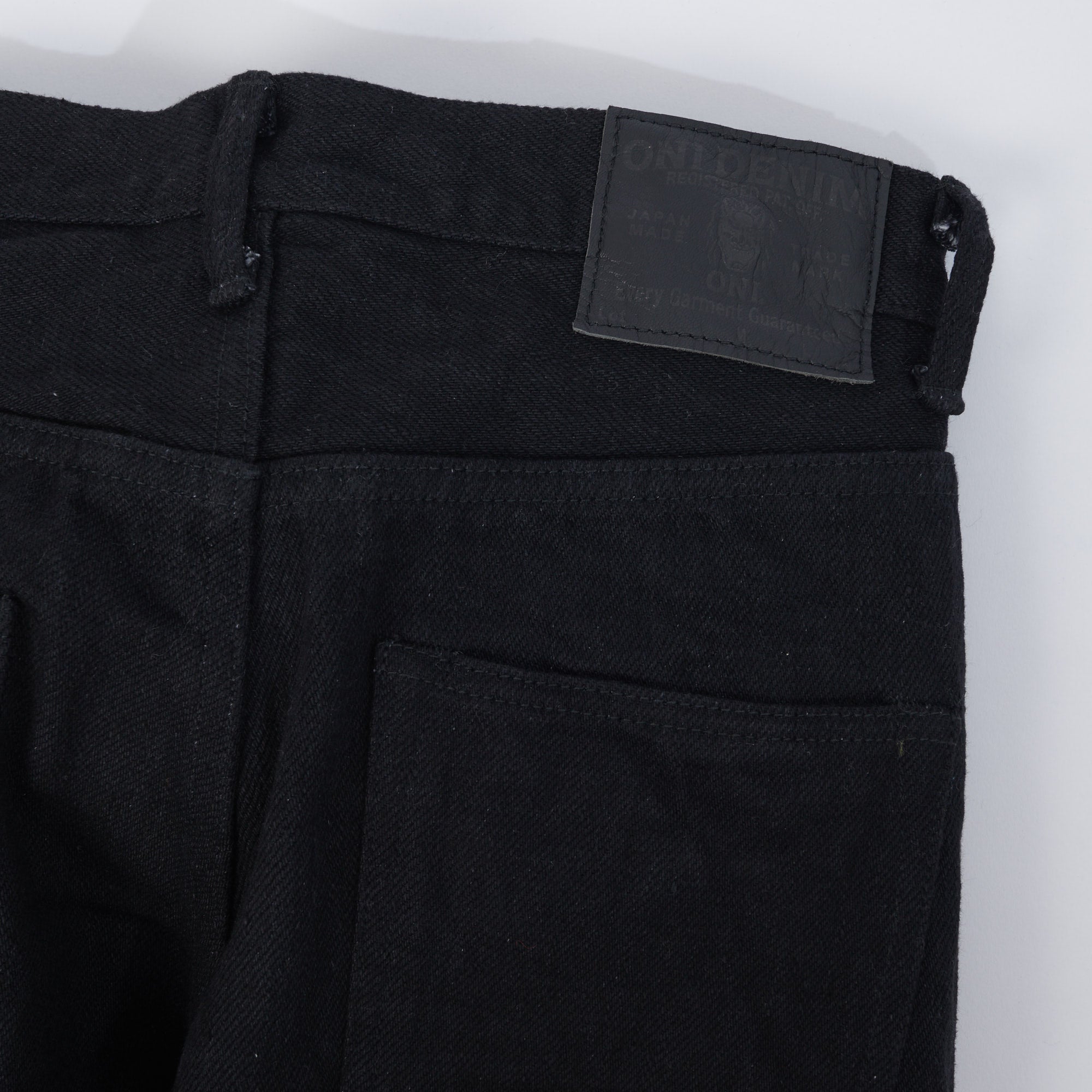 ONI Denim 902ZR-IDBK 20oz 'Indigo x Black Secret Denim' Tapered Jean - One Wash