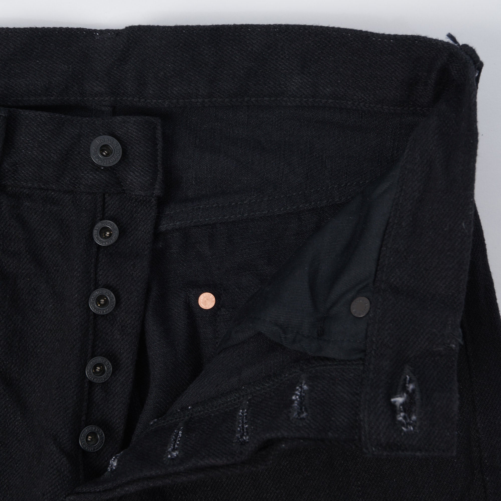 ONI Denim 902ZR-IDBK 20oz 'Indigo x Black Secret Denim' Tapered Jean - One Wash