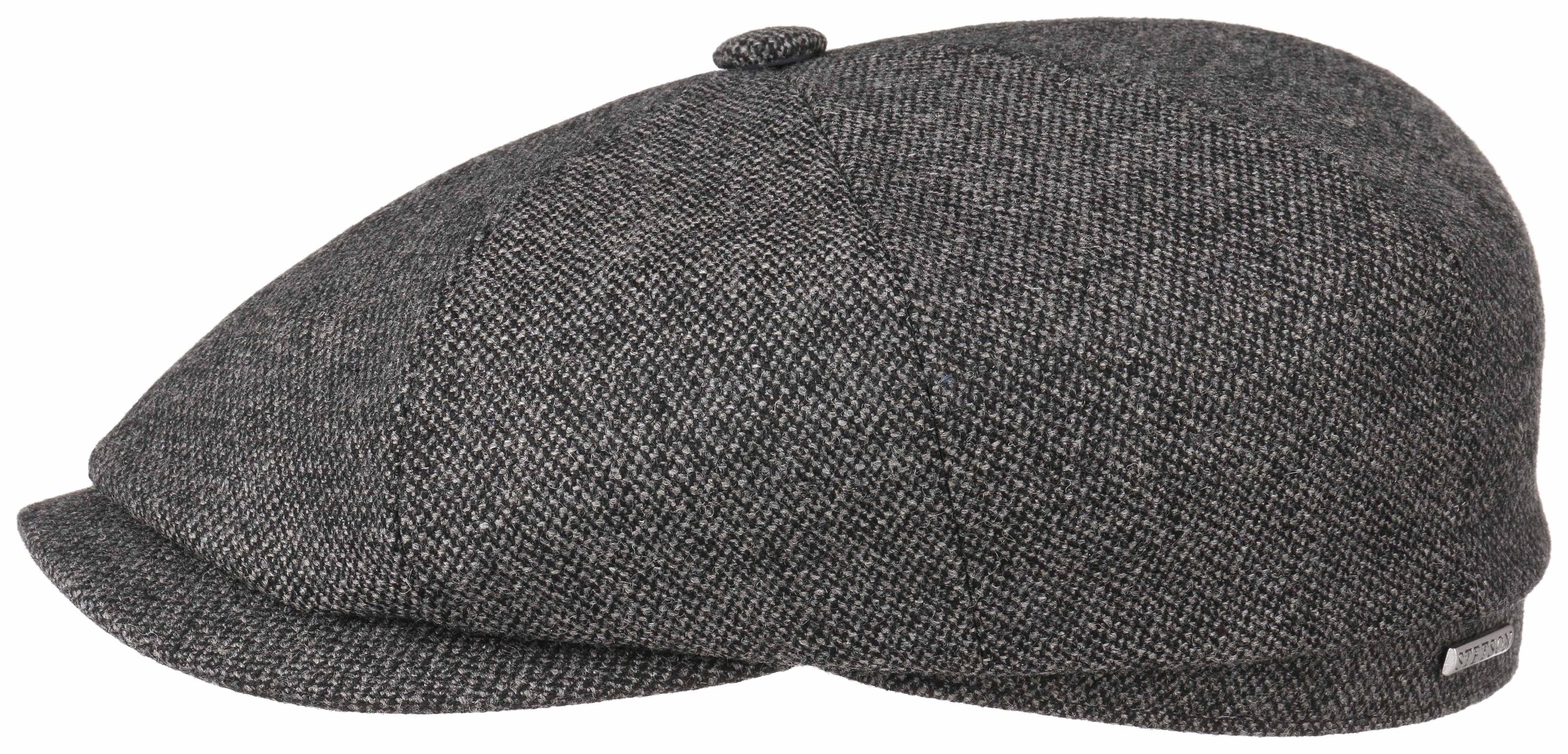 Stetson Hatteras Wool Flat Cap - Grey