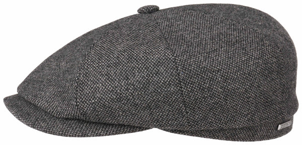 Stetson 6840107-31 Hatteras Wool Flat Cap - Grey