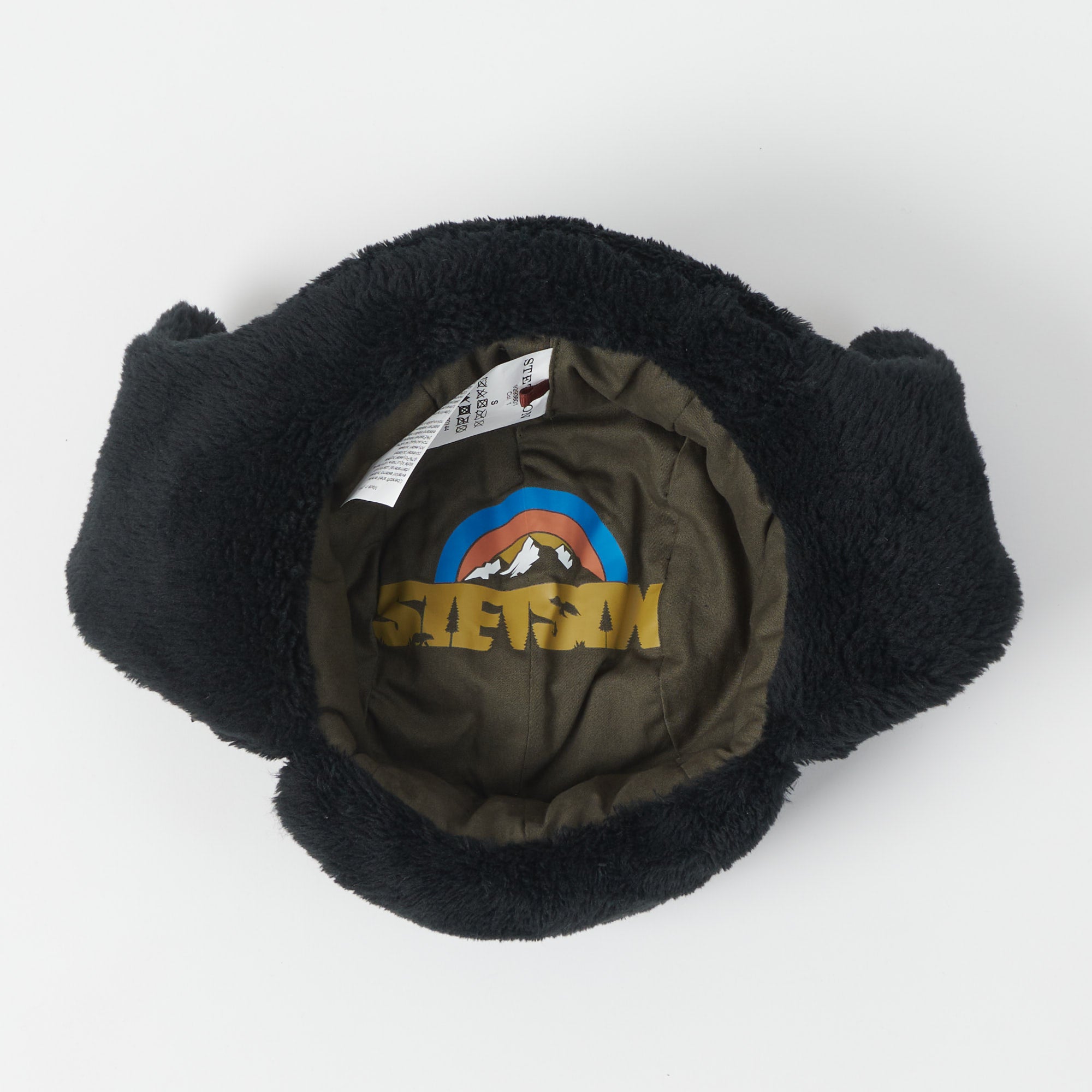 Stetson Fleece Bomber Cap - Black