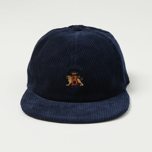 Baracuta Cord Baseball Cap - Navy