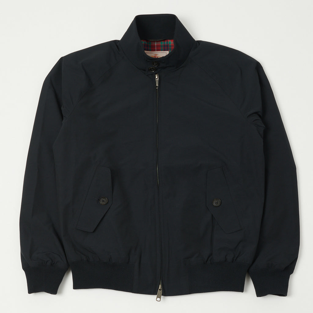 Baracuta G9 'Baracuta Cloth' Harrington Jacket Dark Navy SON