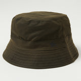 Baracuta Dry Wax Bucket Hat - Deep Moss