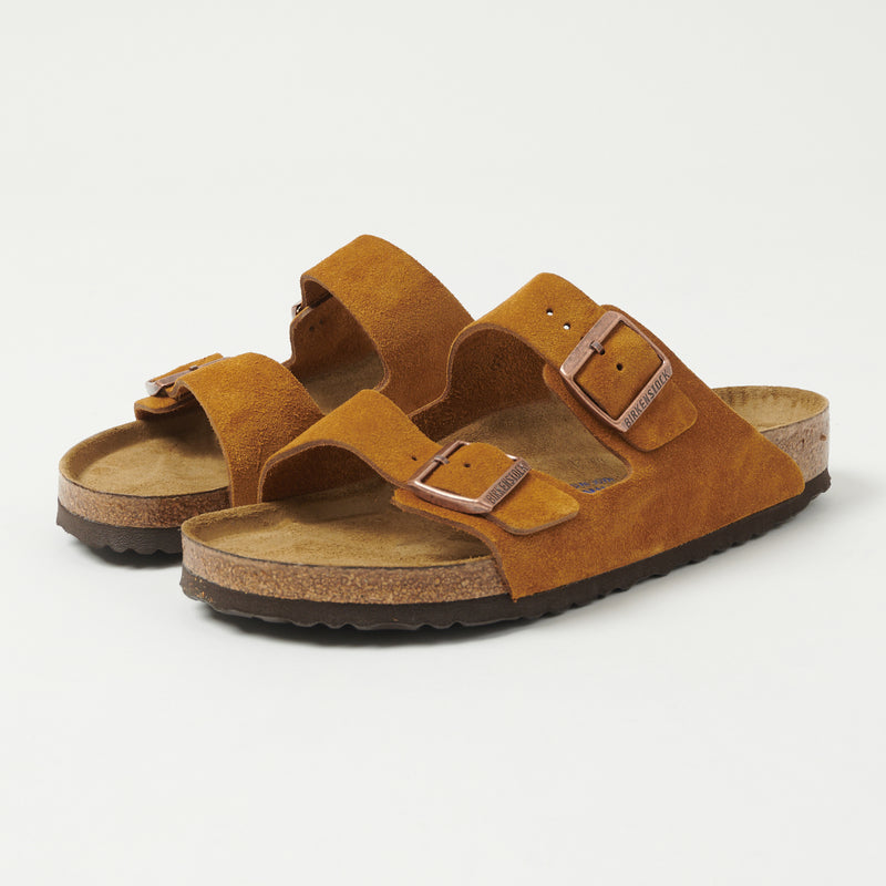 Birkenstock Arizona Suede Leather Sandal - Mink
