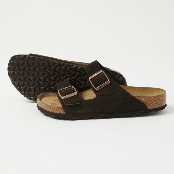 Birkenstock Arizona Suede Leather Sandal - Mocha