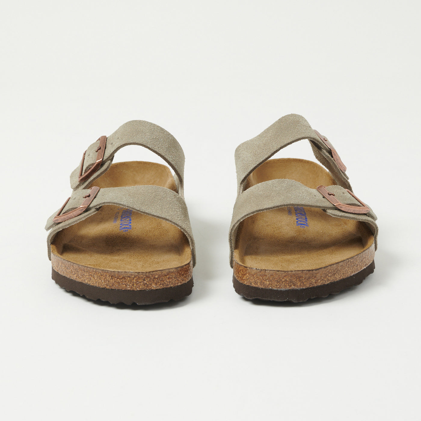 Birkenstock Arizona Suede Leather Sandal Taupe SON OF A STAG