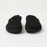 Birkenstock Boston Suede Leather Shoe - Black