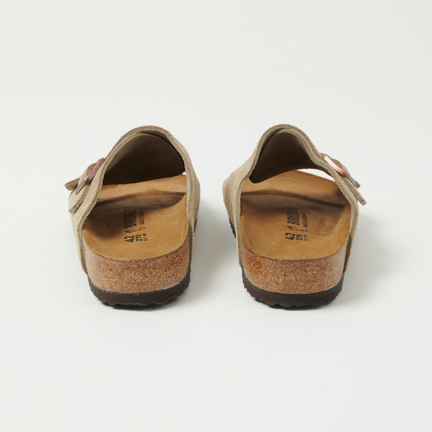 Birkenstock Zürich Suede Leather Sandal - Taupe | SON OF A STAG