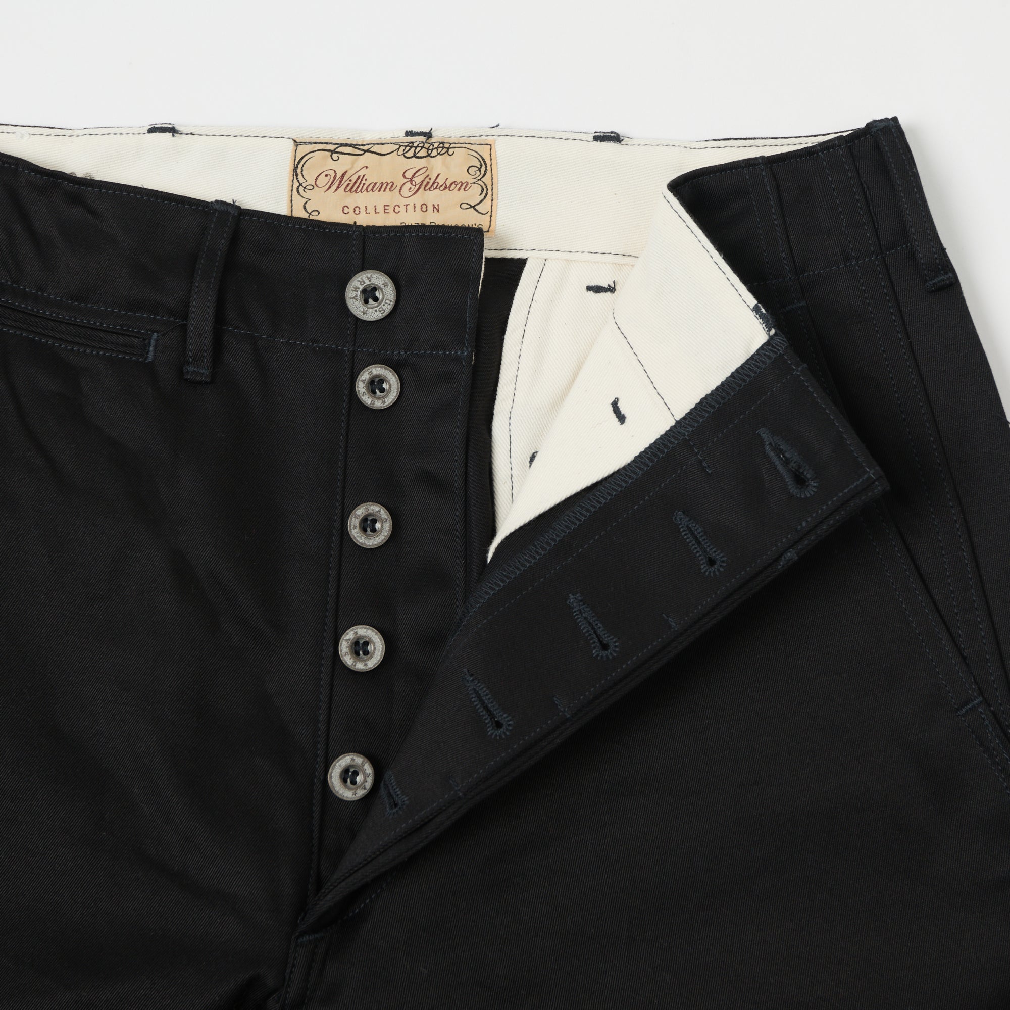 Buzz Rickson's x William Gibson 'Early Model' 1942 Chino - Black