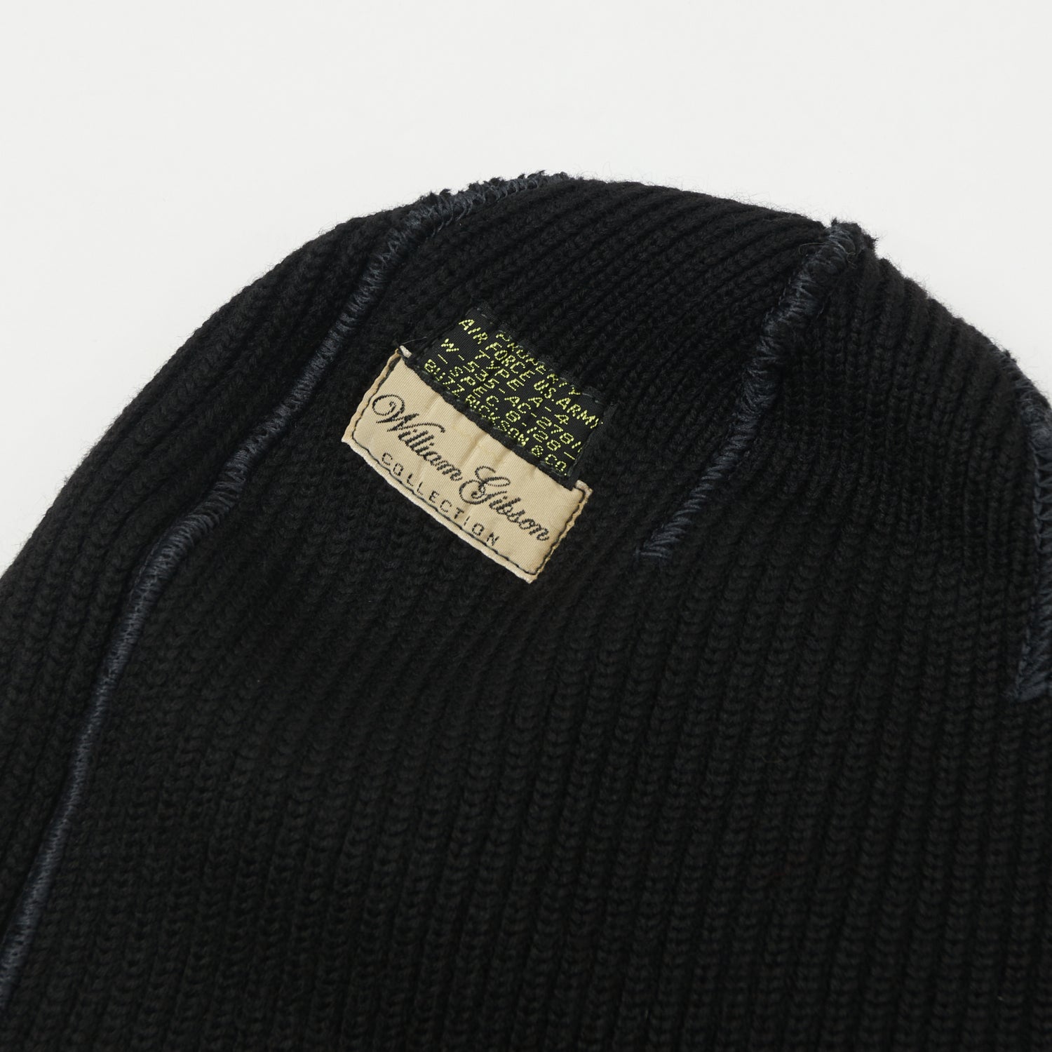 Buzz Rickson's x William Gibson U.S. Navy A-4 Watch Cap - Black