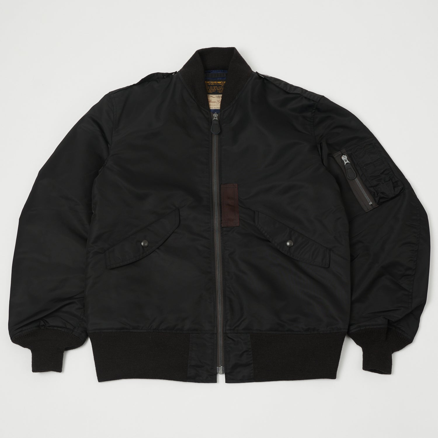 Buzz Rickson's x William Gibson L-2B Flight Jacket 'Long' - Black