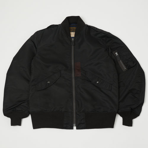 Buzz Rickson's x William Gibson L-2B Flight Jacket 'Long' - Black
