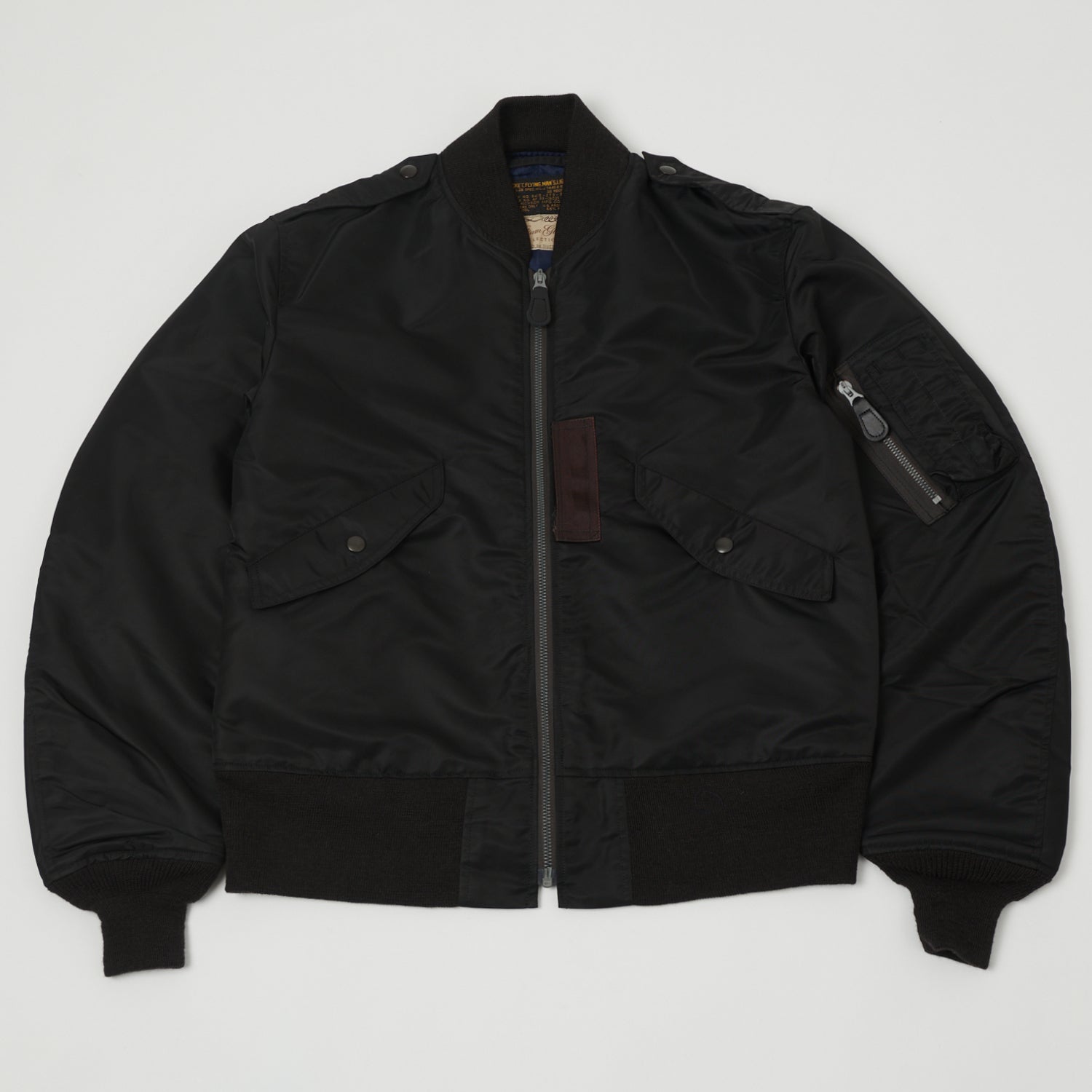 Buzz Rickson's x William Gibson L-2B Flight Jacket 'Regular' - Black