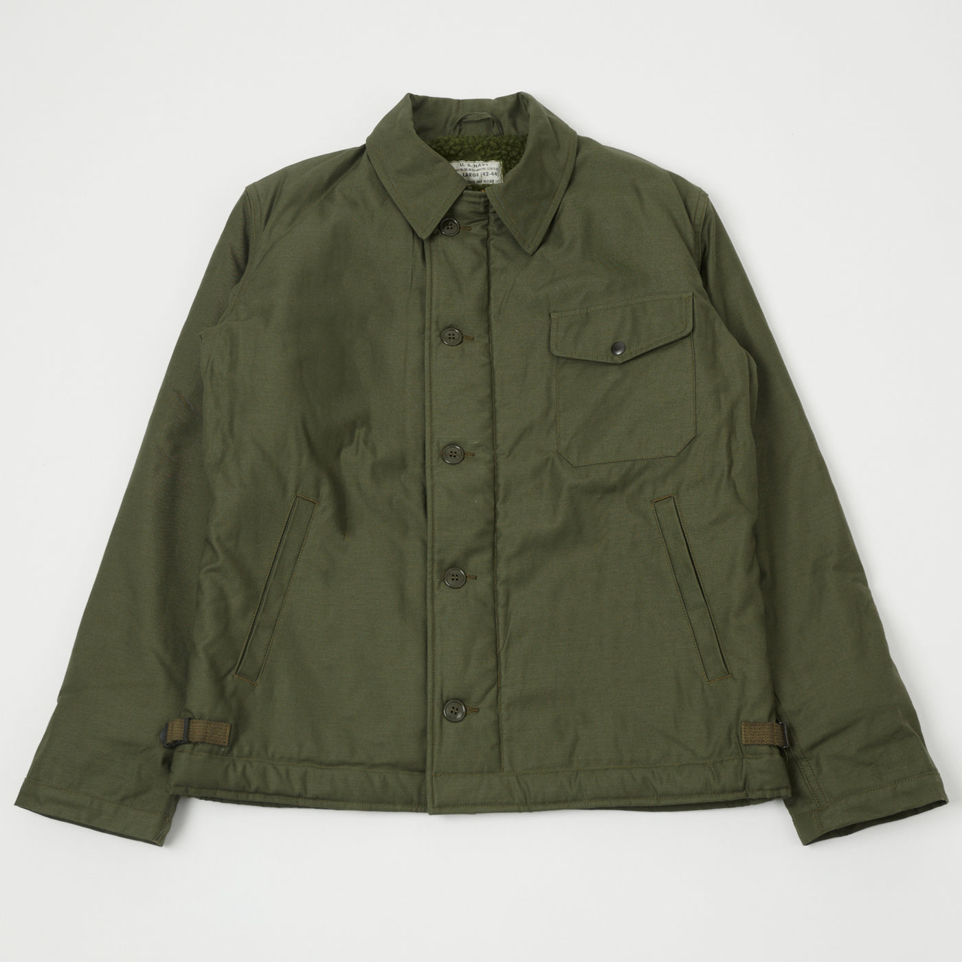 Buzz Rickson's U.S. Navy A-2 Cold Weather Deck Jacket - Olive
