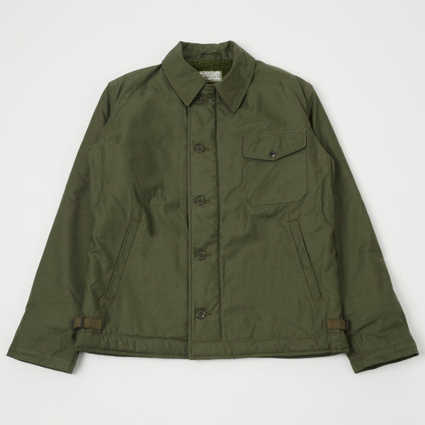 Buzz Rickson's Type A-2 Cold Weather Deck Jacket - Olive | SON OF