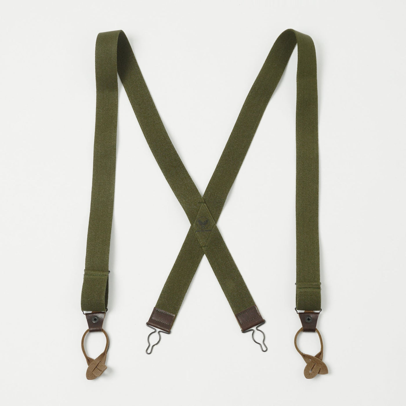 Buzz Rickson's A-11 Trouser Suspenders - Olive