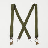 Buzz Rickson's A-11 Trouser Suspenders - Olive