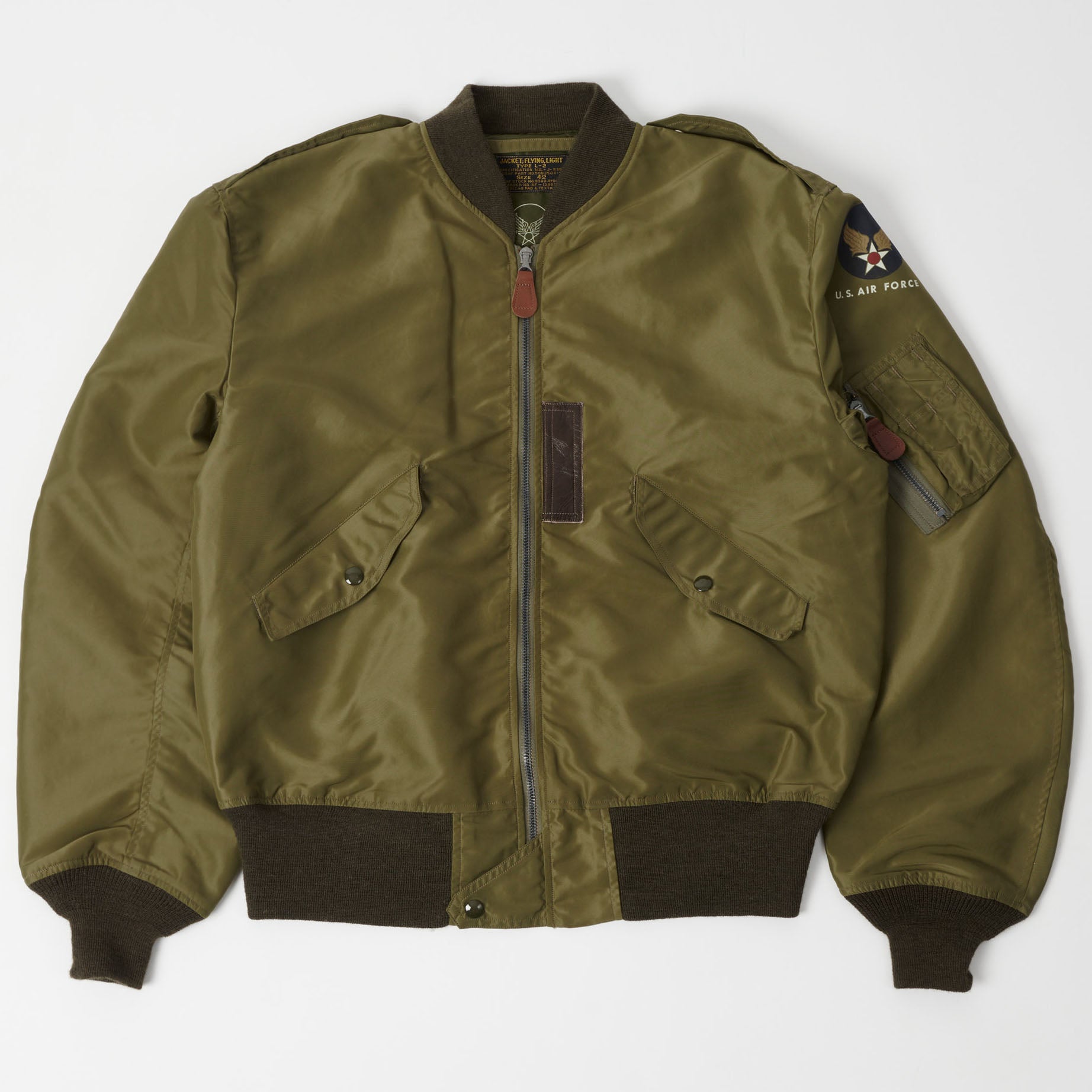 Buzz Rickson's L-2 Flight Jacket - Olive Drab