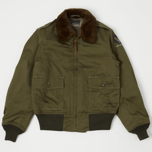 Buzz Rickson's 'Rough Wear Clothing Co' B-10 Flight Jacket - Olive Drab