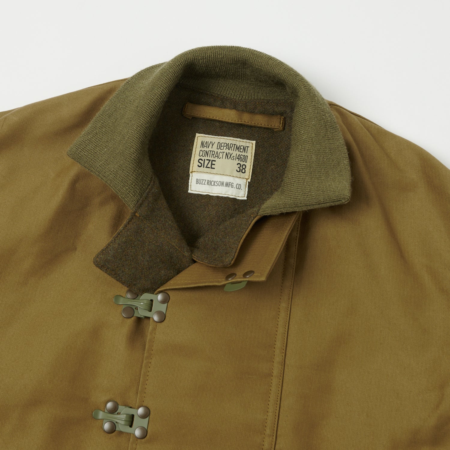 Buzz Rickson's U.S. Navy Hook Deck Jacket - Khaki – SON OF A STAG