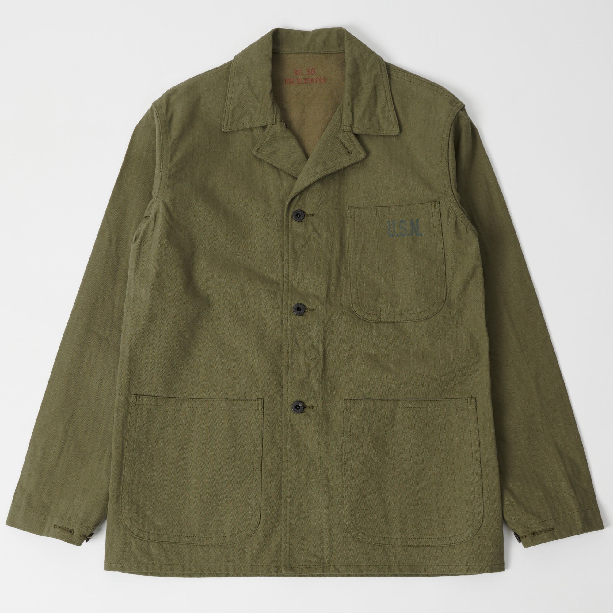 Buzz Rickson's U.S. Navy N-3 Utility Jacket - Olive