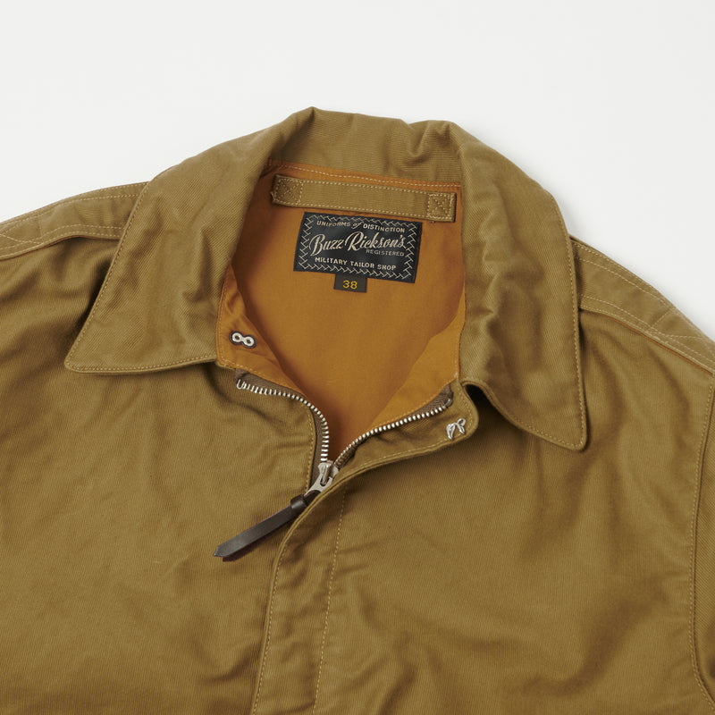Buzz Rickson's Type A-2 Jungle Cloth Deck Jacket - Khaki
